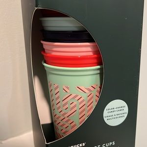 🎅🏼Starbucks🔄Color-Change Candy Cane Hot Cups - NWT/NIB
